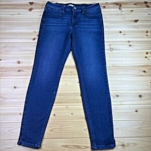 Kancan Jeans Womens 29 Skinny Mid Rise Denim Blue Jeans Exclusively for Maurices